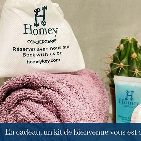Homey Keola - Parking Prive Gratuit - Aux Portes De Geneve - Au Pied Du Tram - Appartement Avec 1 Chambre Et Un Grand Salon Avec Un Canape-Lit 앵빌리 외부 사진
