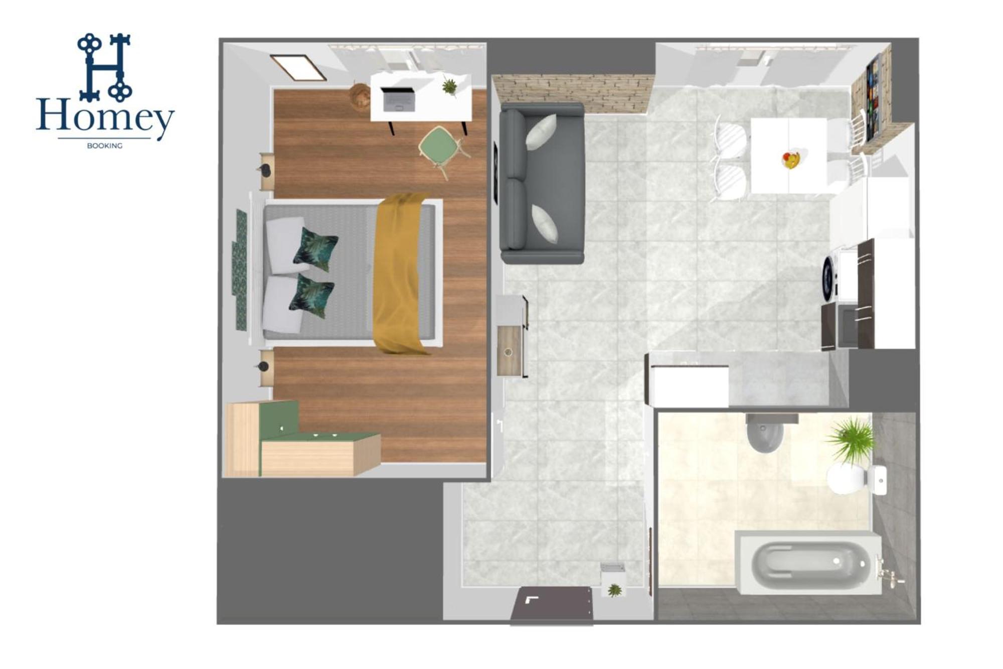 Homey Keola - Parking Prive Gratuit - Aux Portes De Geneve - Au Pied Du Tram - Appartement Avec 1 Chambre Et Un Grand Salon Avec Un Canape-Lit 앵빌리 외부 사진